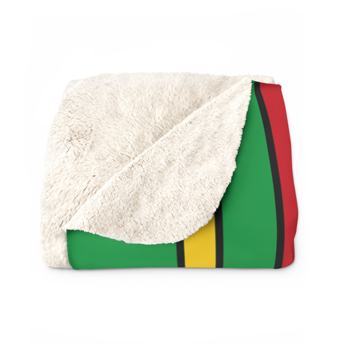Guinea Bissau Retro Stripes Blanket Throw