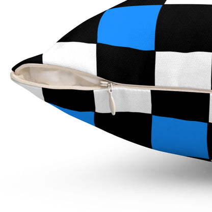 Estonia Retro Check Cushion Pillow