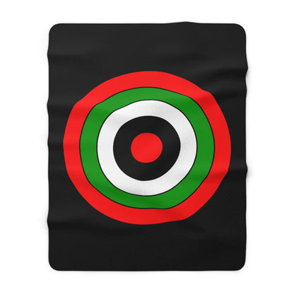 Sudan Retro Target Blanket Throw