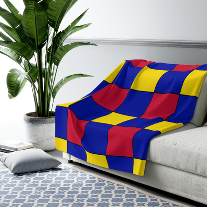 Andorra Retro Check Blanket Throw