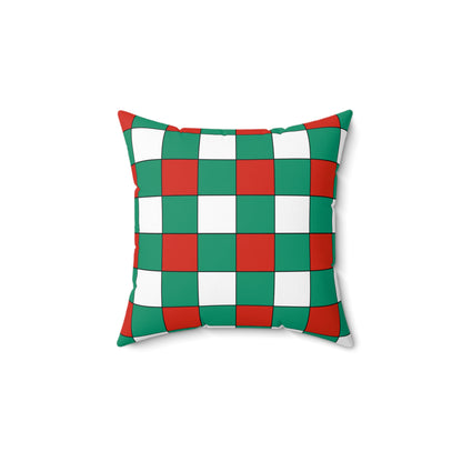 Bulgaria Retro Check Cushion Pillow