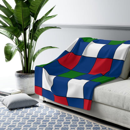 Belize Retro Check Blanket Throw