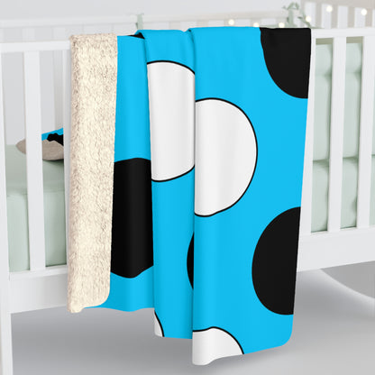 Botswana Retro Polka Dots Blanket Throw
