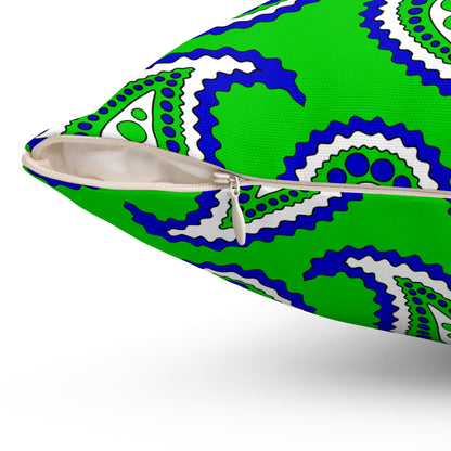 Sierra Leone Retro Paisley Cushion Pillow