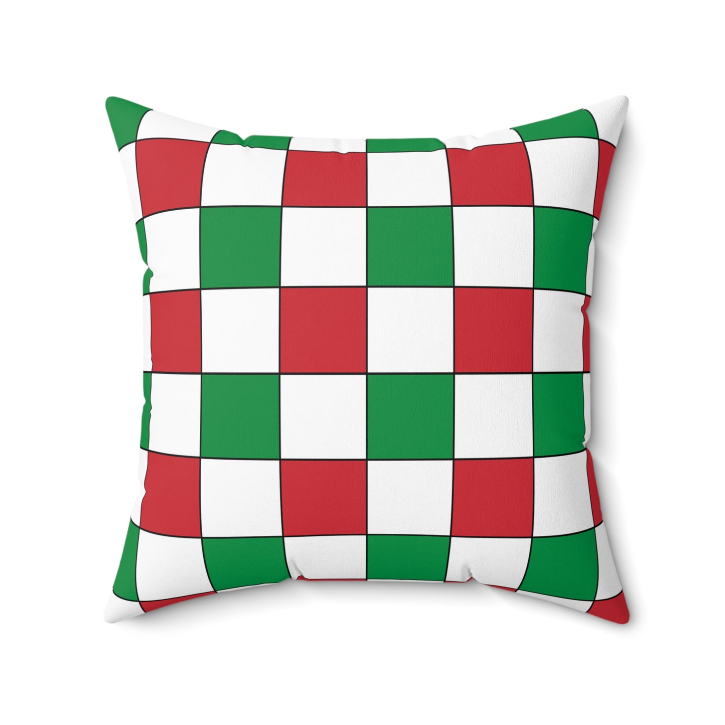 Italy Retro Check Cushion Pillow