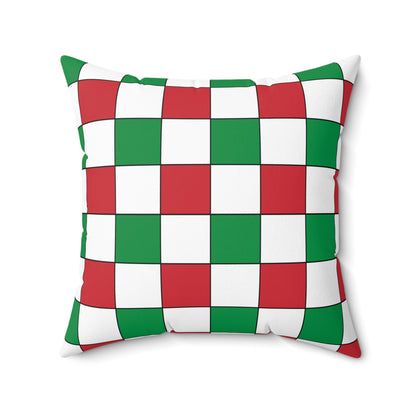 Italy Retro Check Cushion Pillow