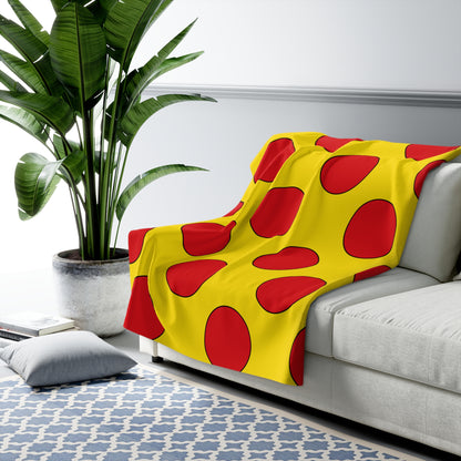Catalonia Retro Polka Dots Blanket Throw