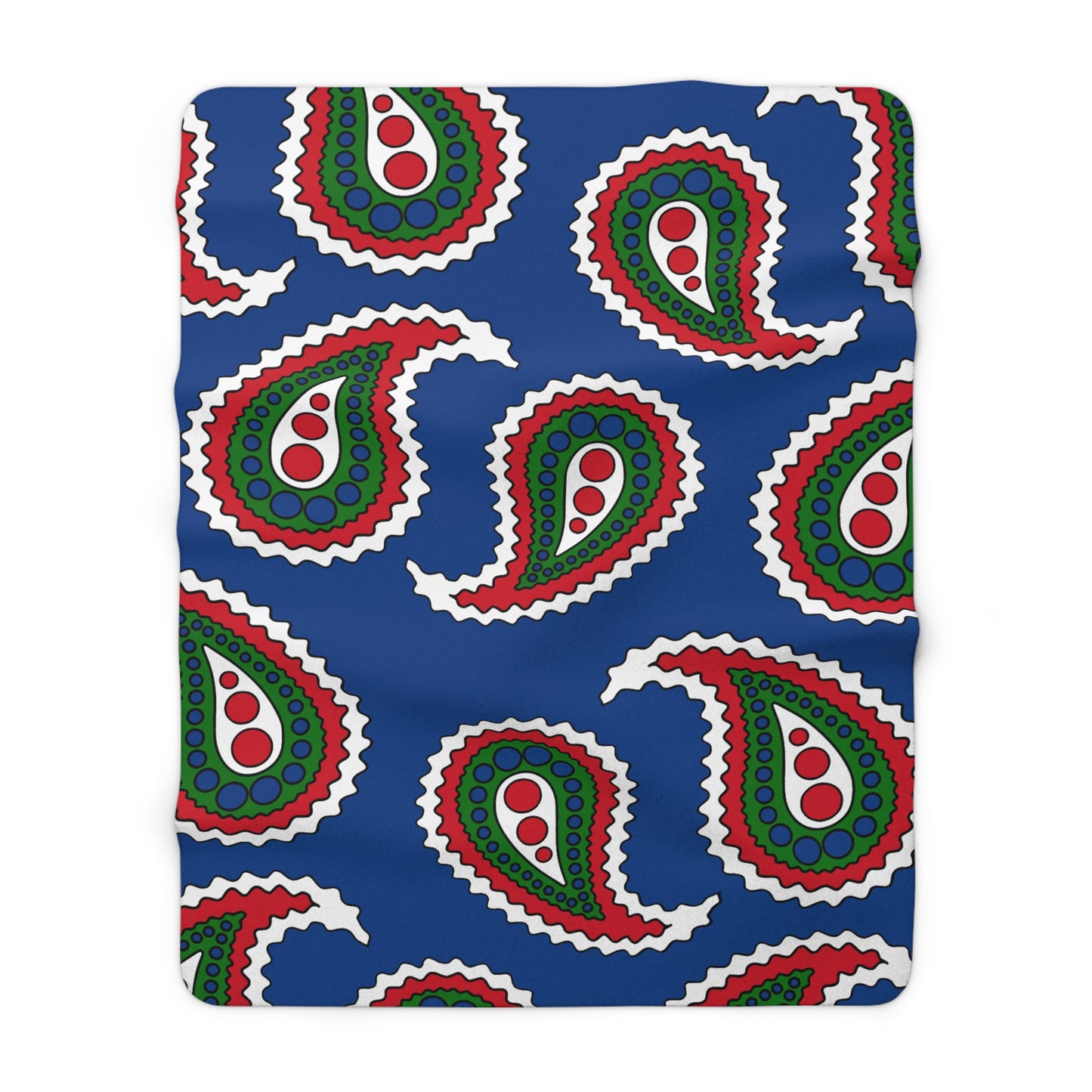 Belize Retro Paisley Blanket Throw
