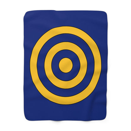 Barbados Retro Target Blanket Throw