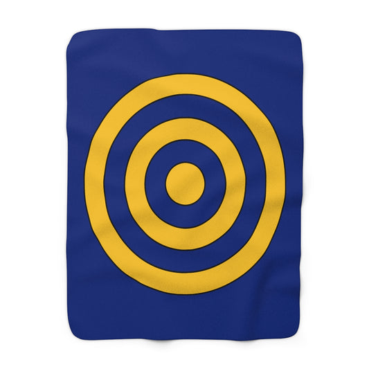 Barbados Retro Target Blanket Throw