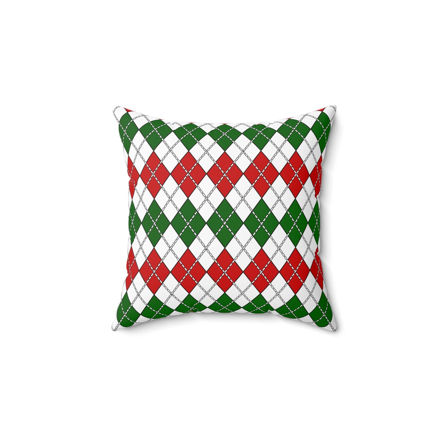 Tajikistan Retro Argyle Cushion Pillow