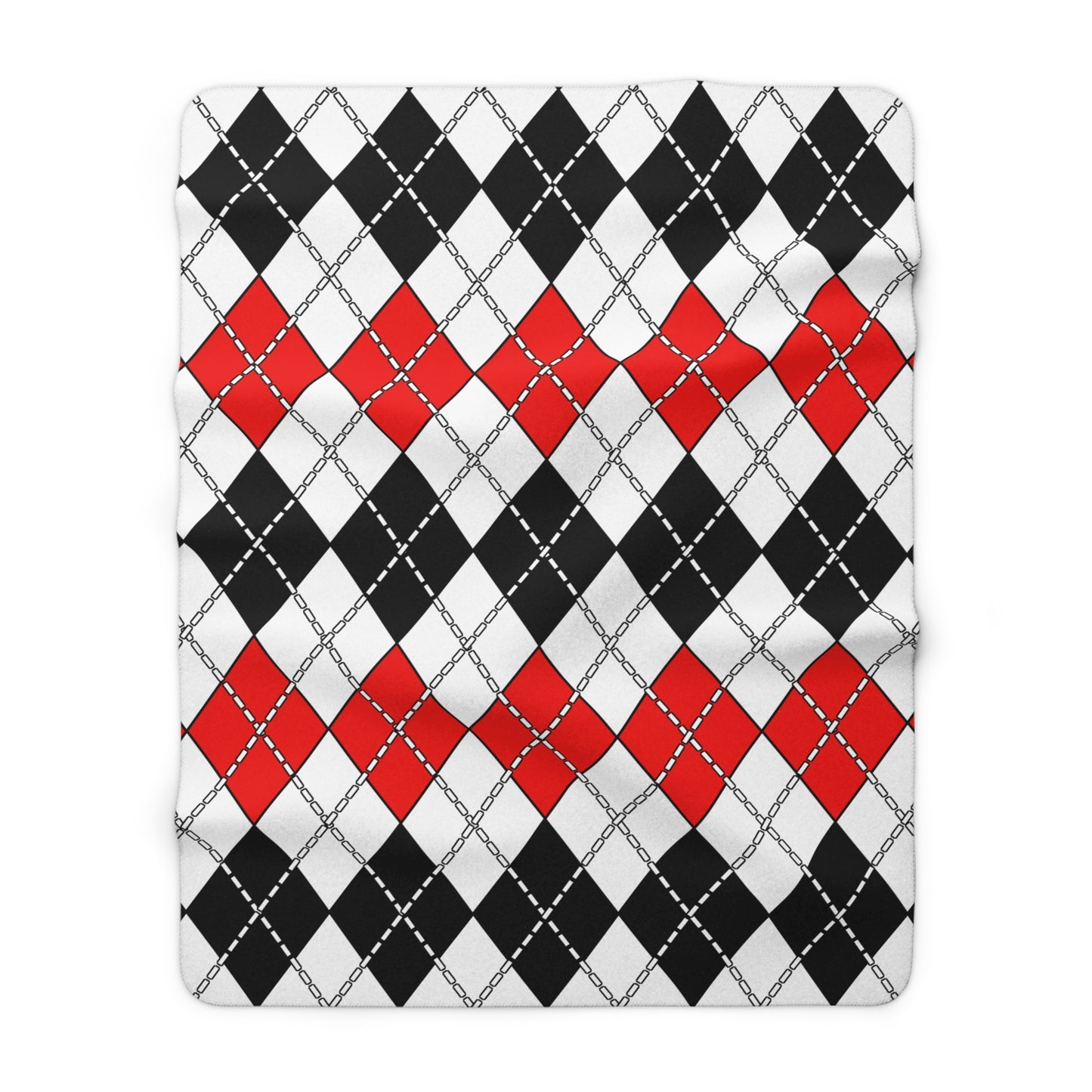 Yemen Retro Argyle Blanket Throw