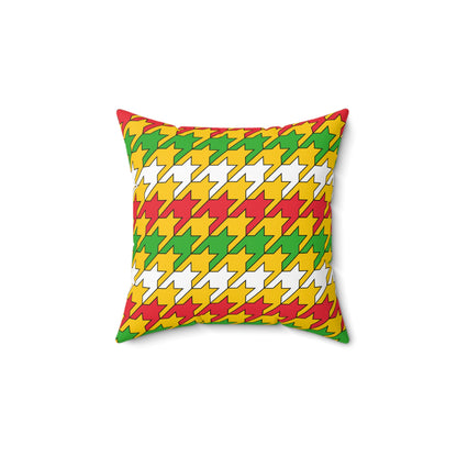 Myanmar Retro Houndstooth Cushion Pillow