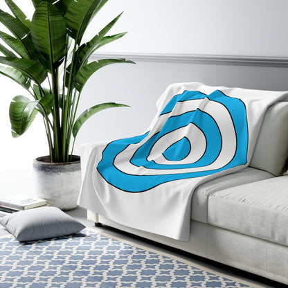 San Marino Retro Target Blanket Throw