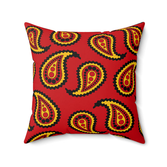 Timor Leste Retro Paisley Cushion Pillow