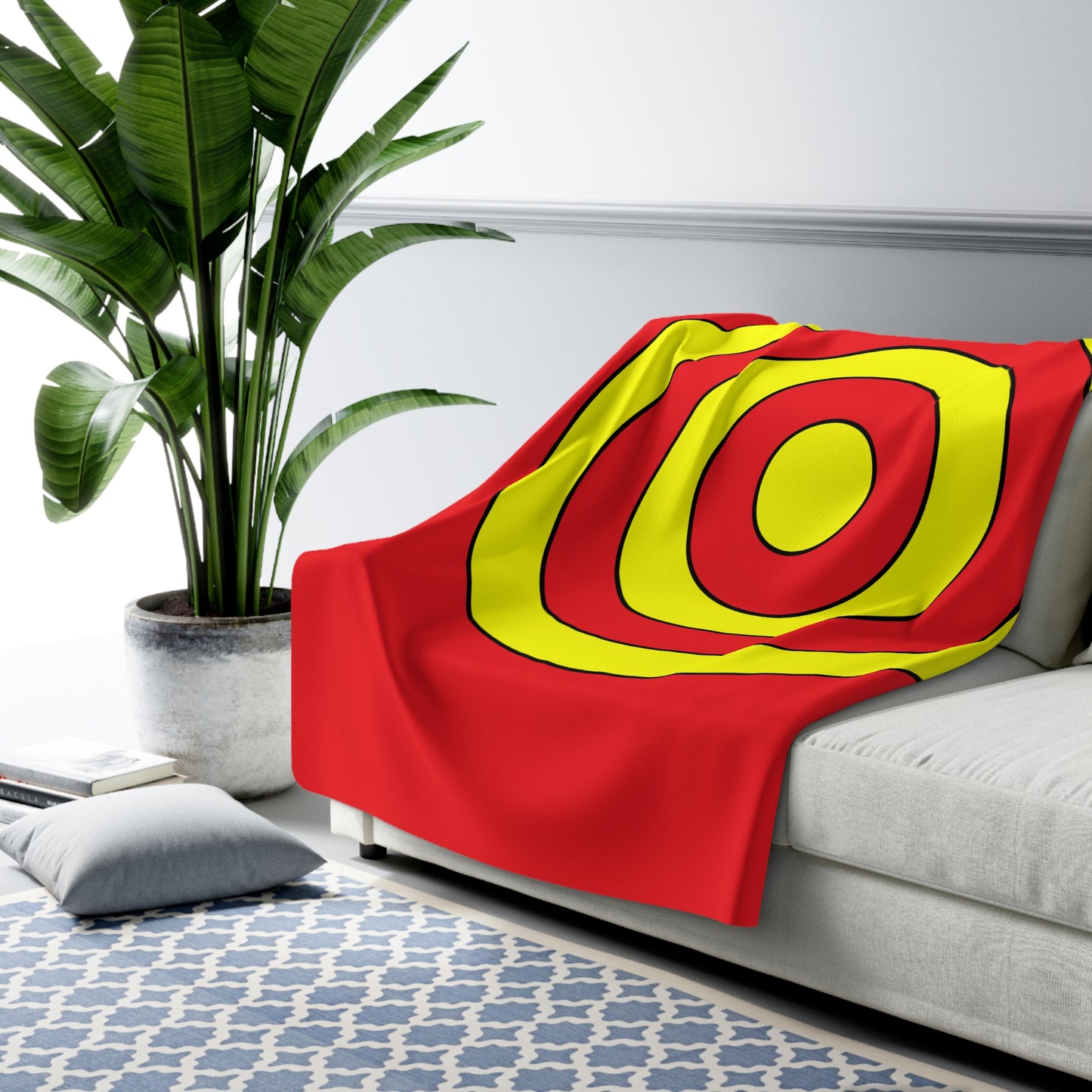China Retro Target Blanket Throw