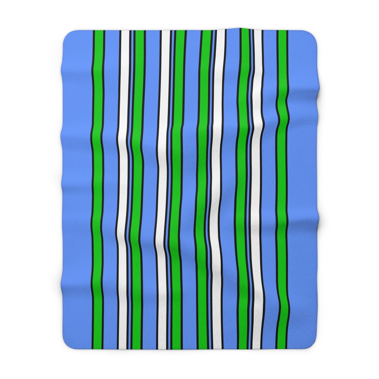 Djibouti Retro Stripes Blanket Throw