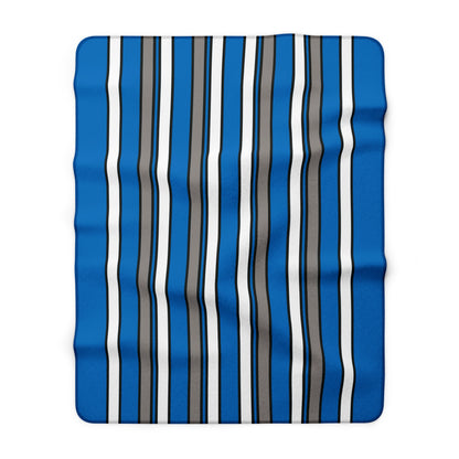 Northern Mariana Islands Retro Stripes Blanket Throw