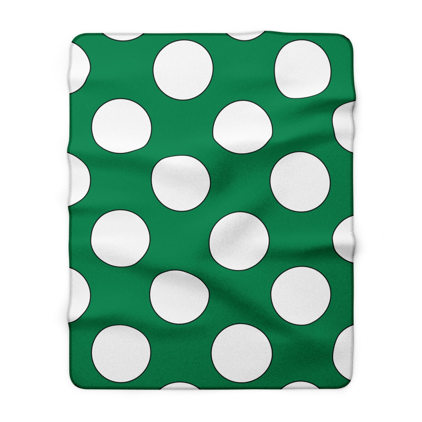 Nigeria Retro Polka Dots Blanket Throw