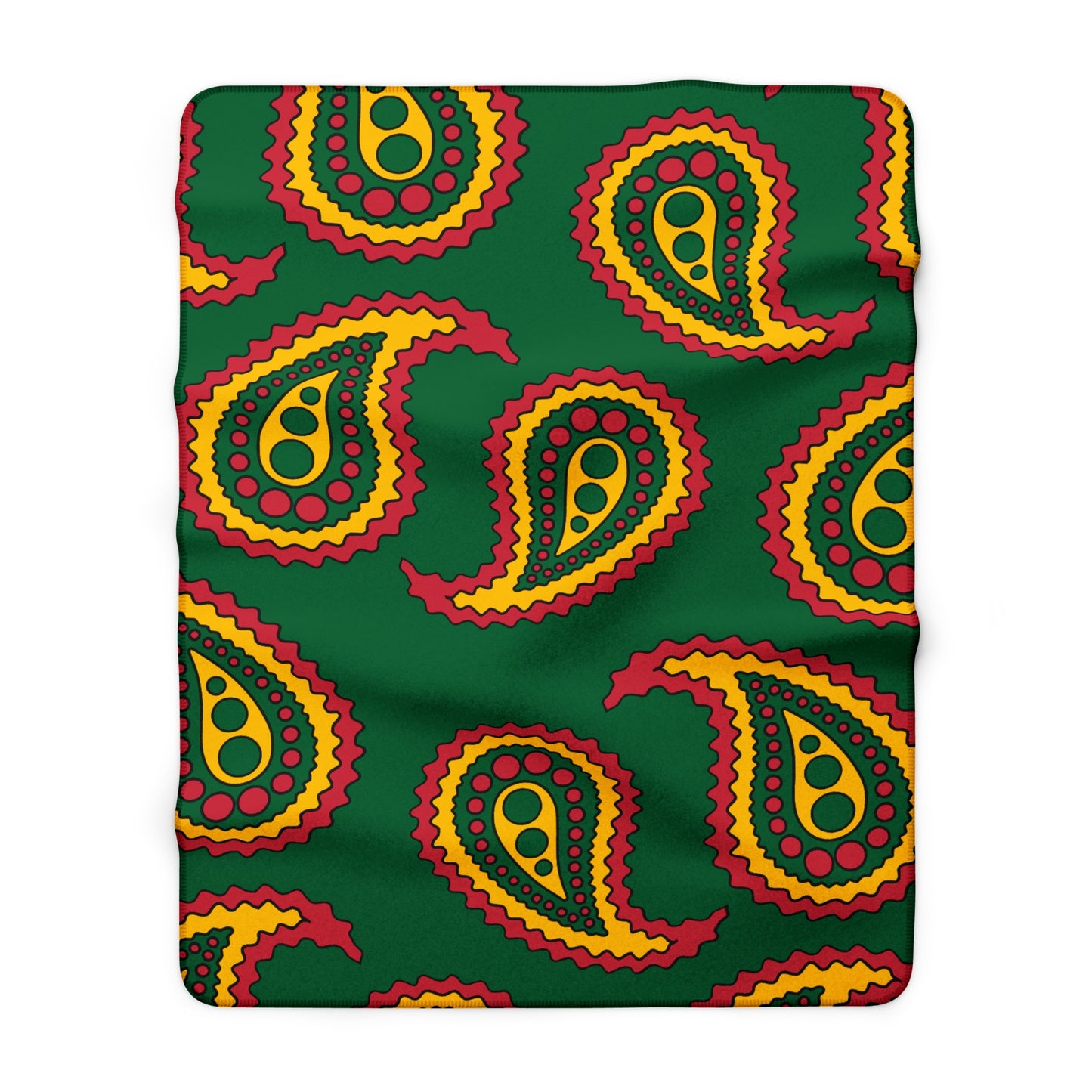 Mauritania Retro Paisley Blanket Throw