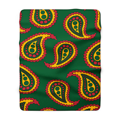Mauritania Retro Paisley Blanket Throw