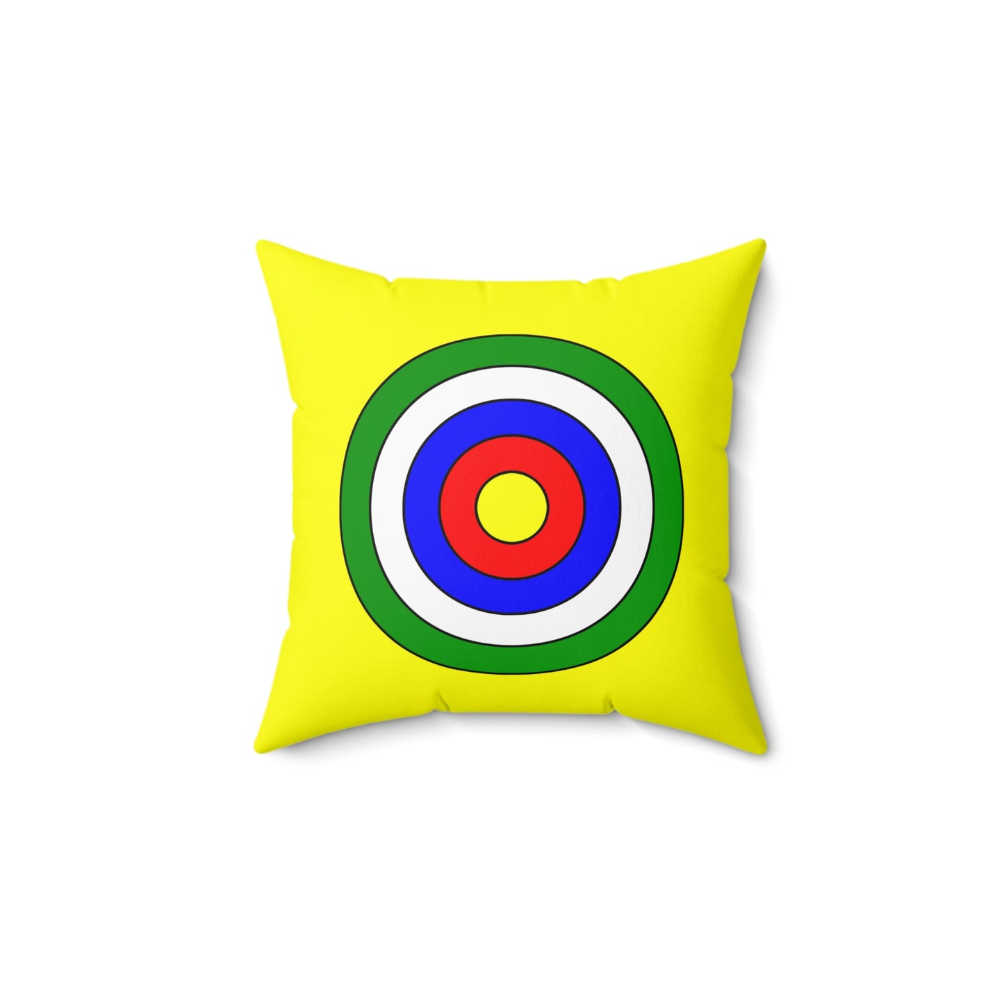 Central African Republic Retro Target Cushion Pillow