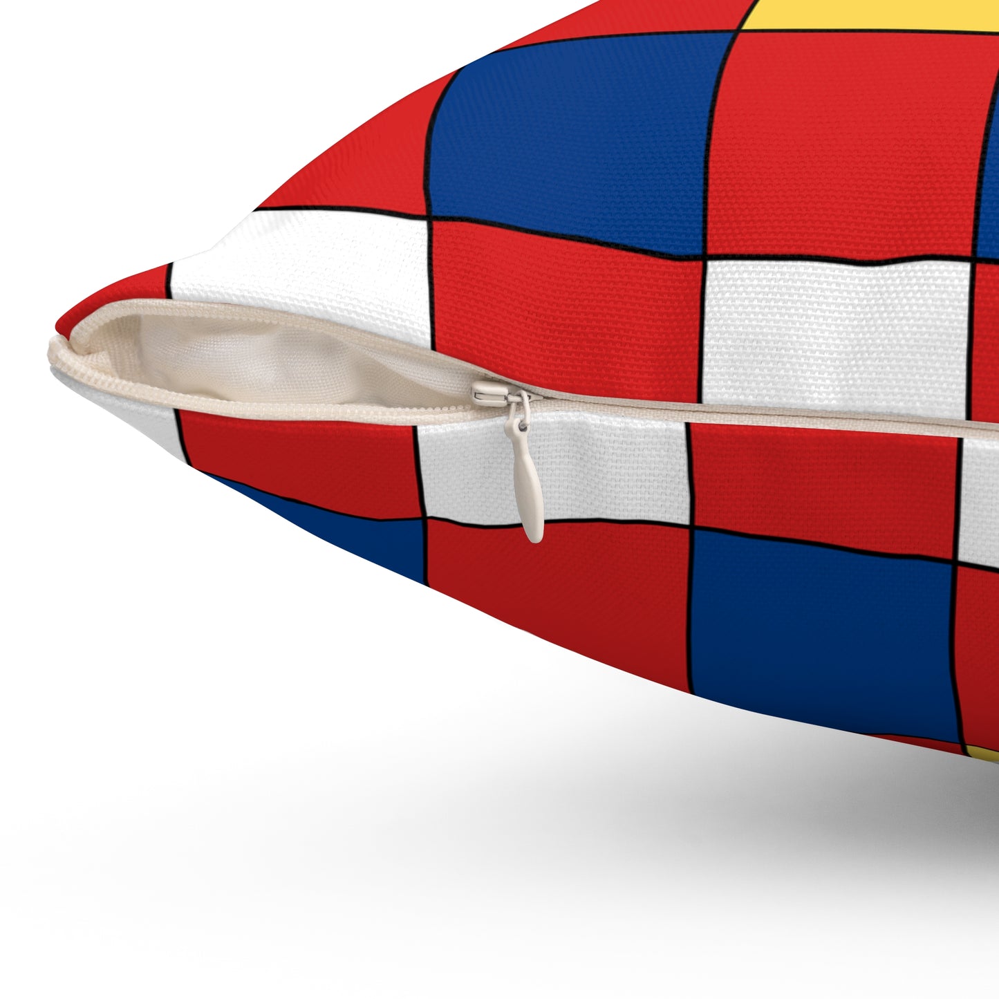 Seychelles Retro Check Cushion Pillow