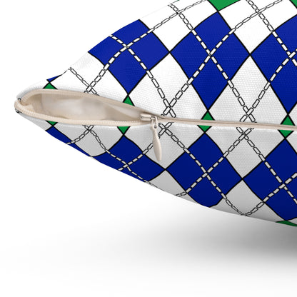 Lesotho Retro Argyle Cushion Pillow