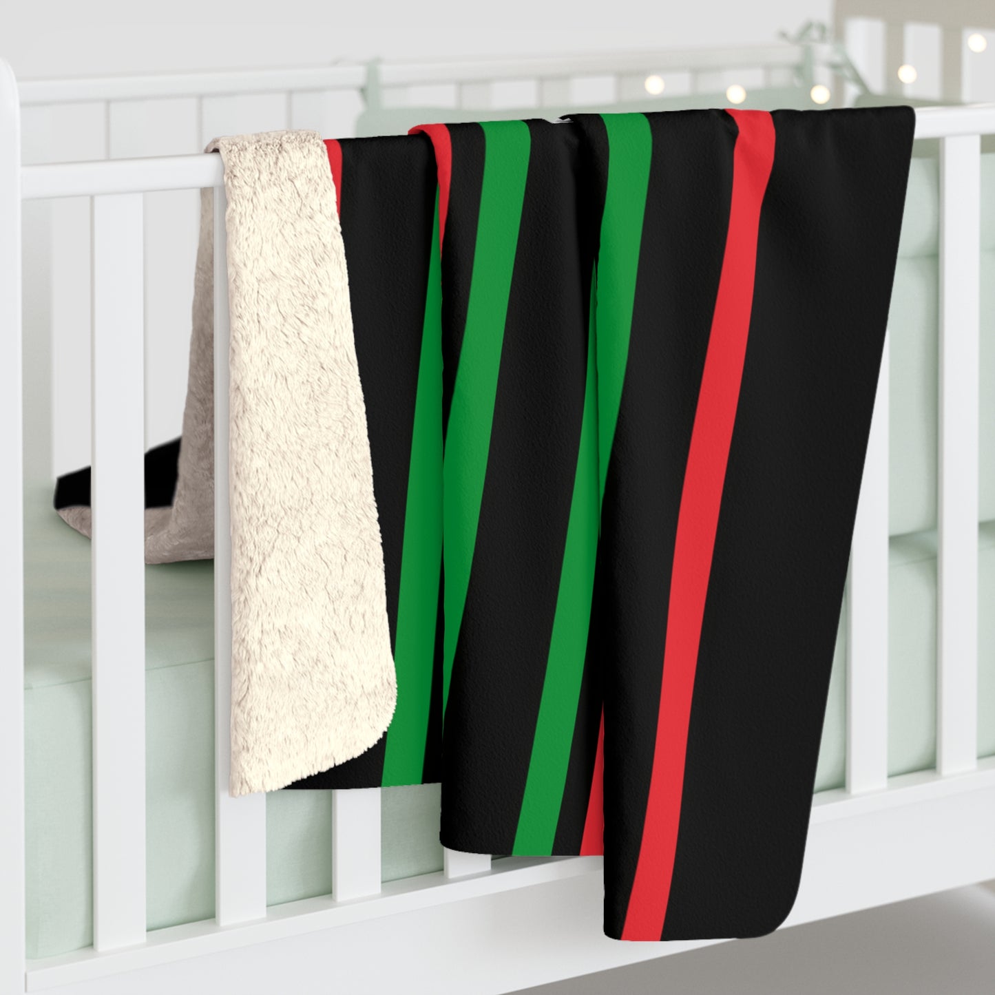Palestine Retro Stripes Blanket Throw