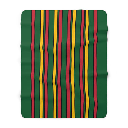 Mauritania Retro Stripes Blanket Throw