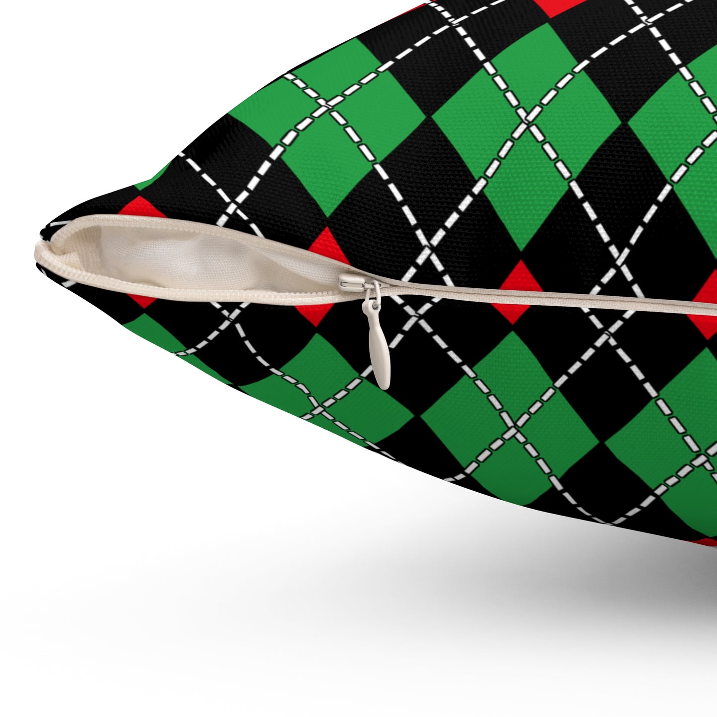 Libya Retro Argyle Cushion Pillow