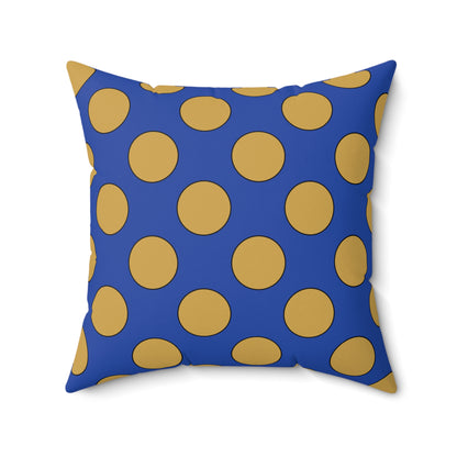 Kosovo Retro Polka Dots Cushion Pillow