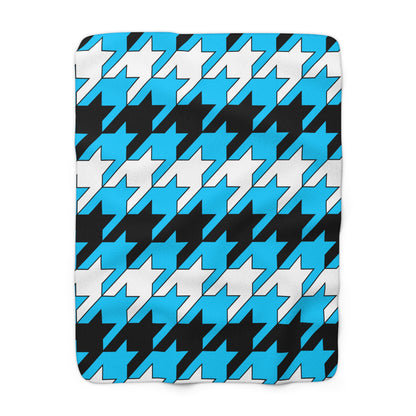 Botswana Retro Houndstooth Blanket Throw
