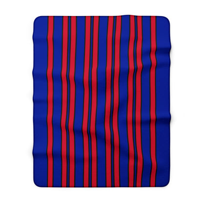 Haiti Retro Stripes Blanket Throw