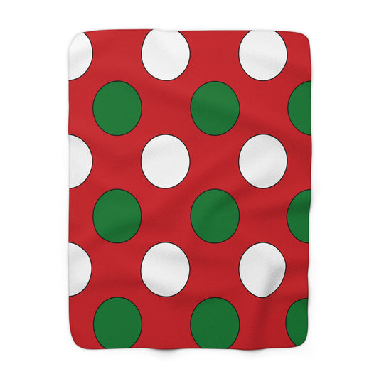 Belarus Retro Polka Dots Blanket Throw