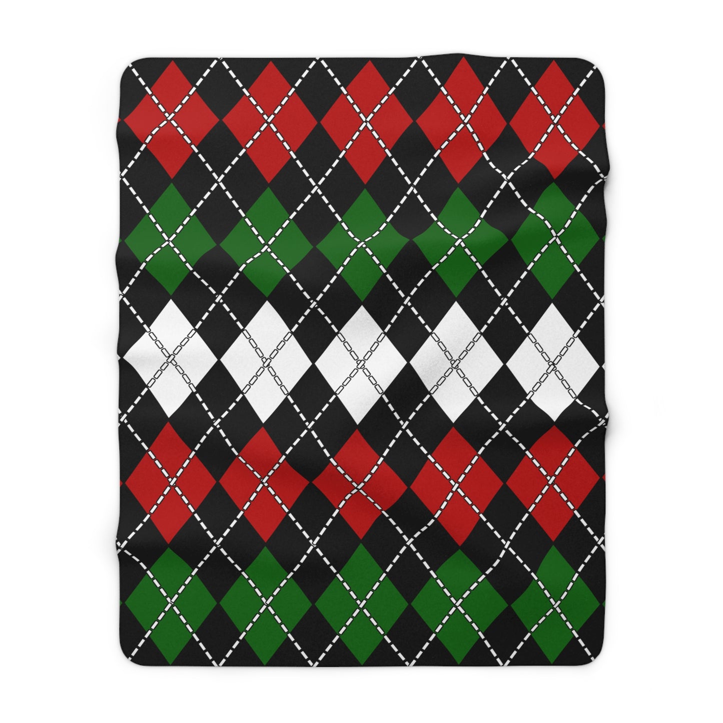 Kenya Retro Argyle Blanket Throw