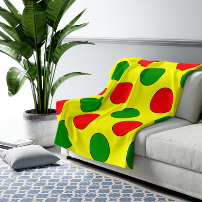 Mali Retro Polka Dots Blanket Throw