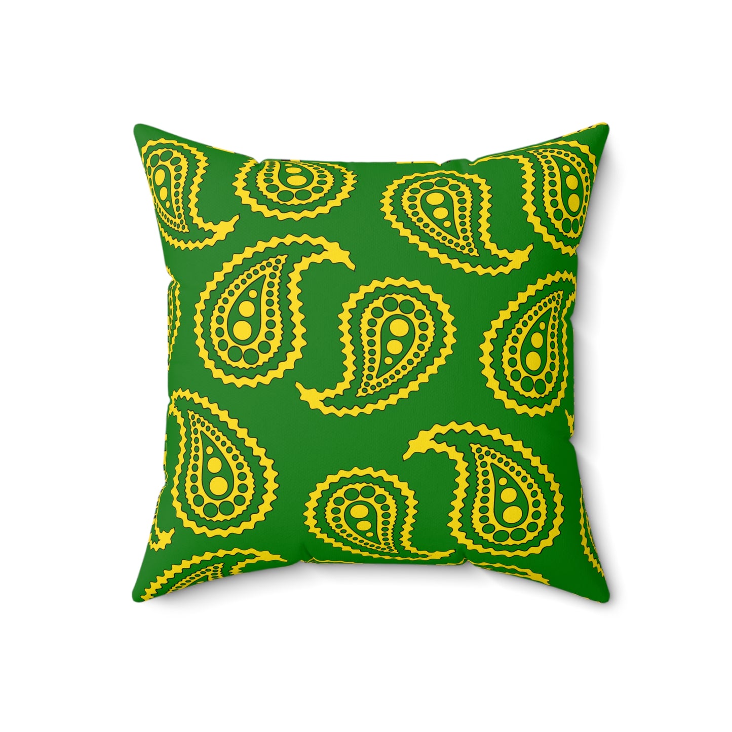 Cocos Islands Retro Paisley Cushion Pillow