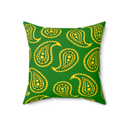 Cocos Islands Retro Paisley Cushion Pillow