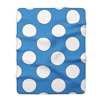 Guatemala Retro Polka Dots Blanket Throw