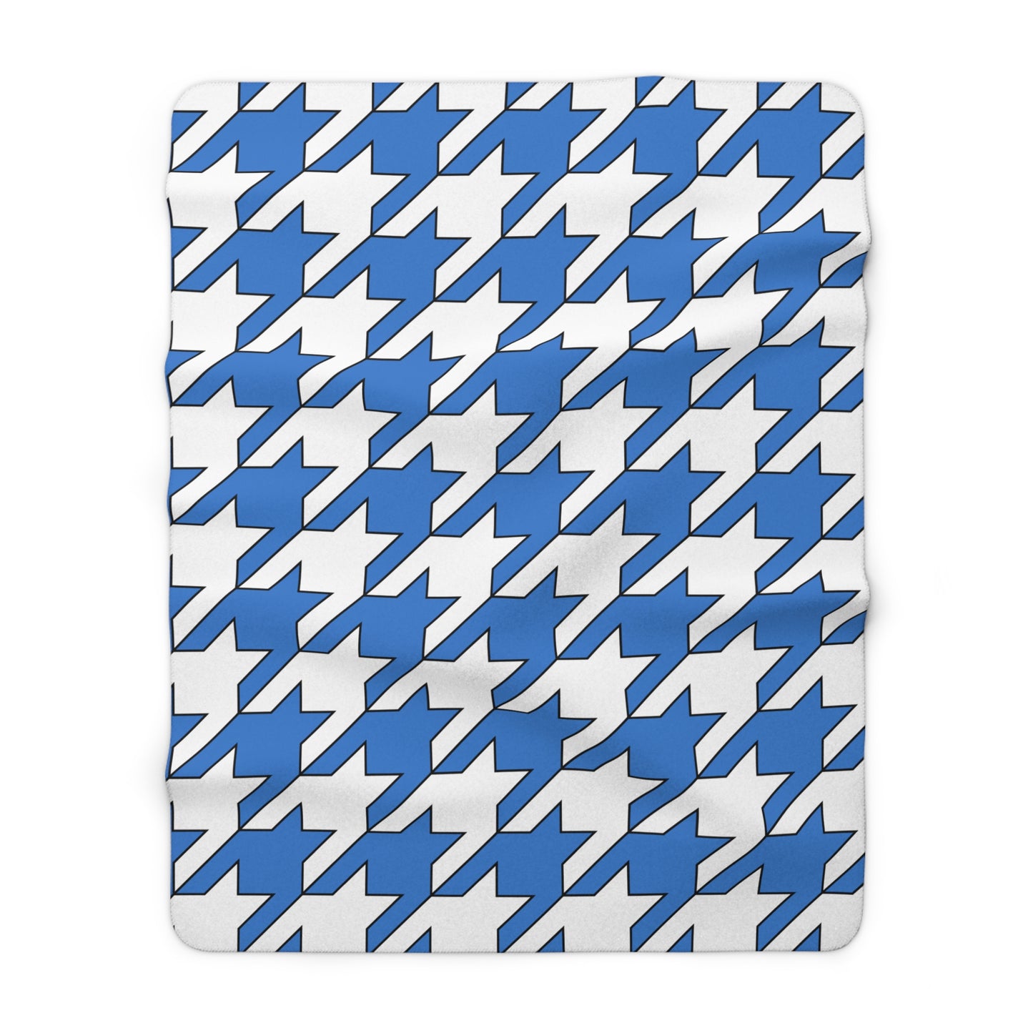 Antarctica Retro Houndstooth Blanket Throw