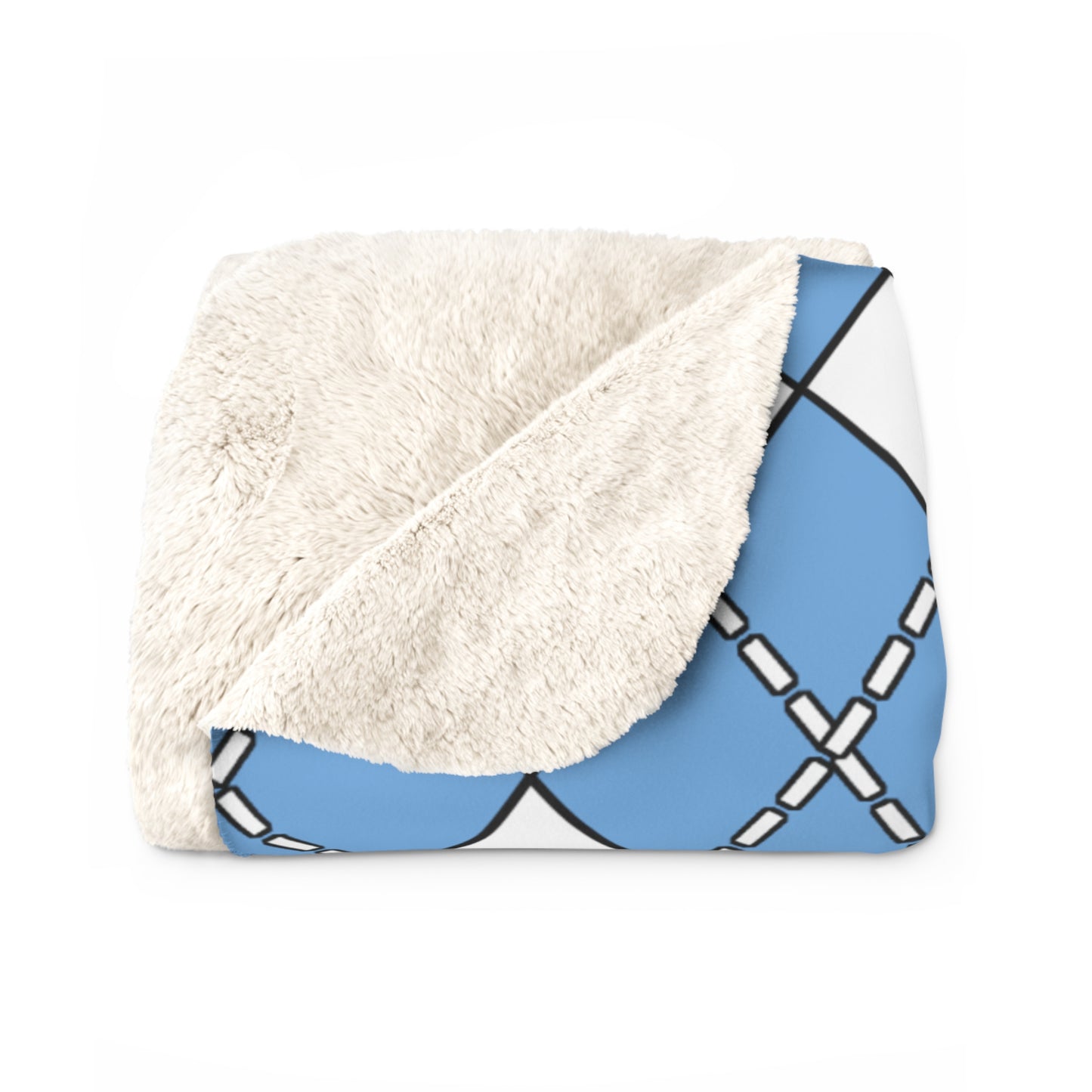 Argentina Retro Argyle Blanket Throw