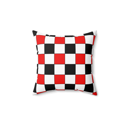 Yemen Retro Check Cushion Pillow