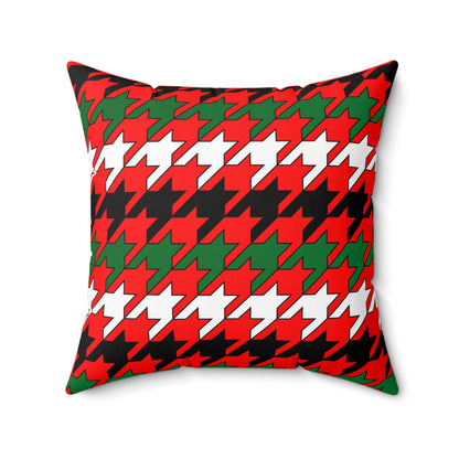 United Arab Emirates Retro Houndstooth Cushion Pillow