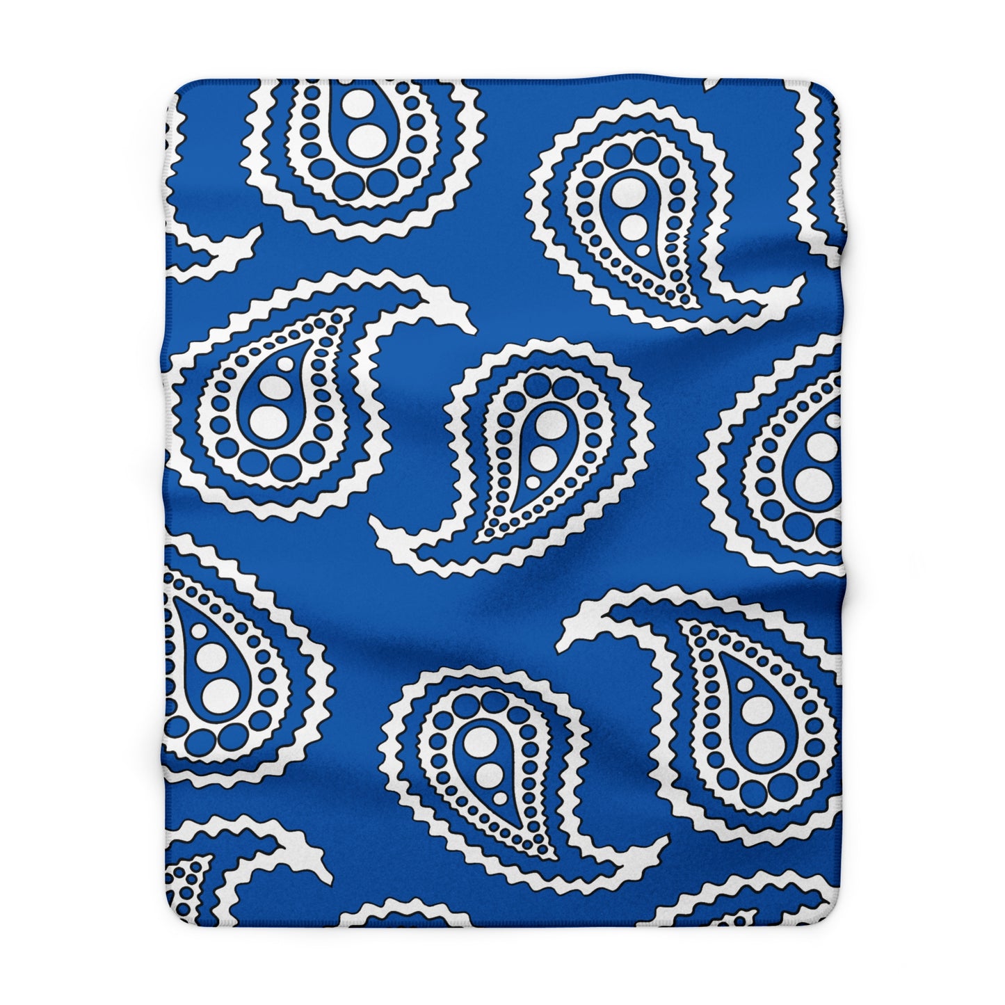Greece Retro Paisley Blanket Throw