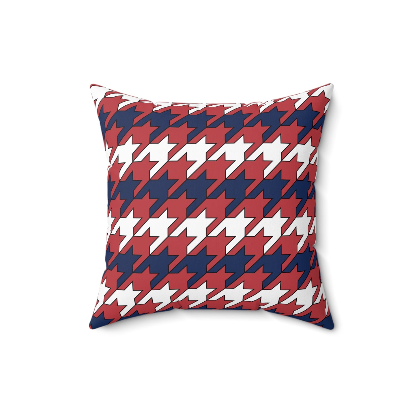 United States of America (USA) Retro Houndstooth Cushion Pillow