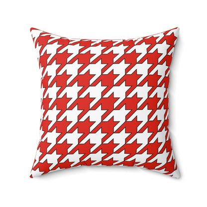 French Polynesia Retro Houndstooth Cushion Pillow