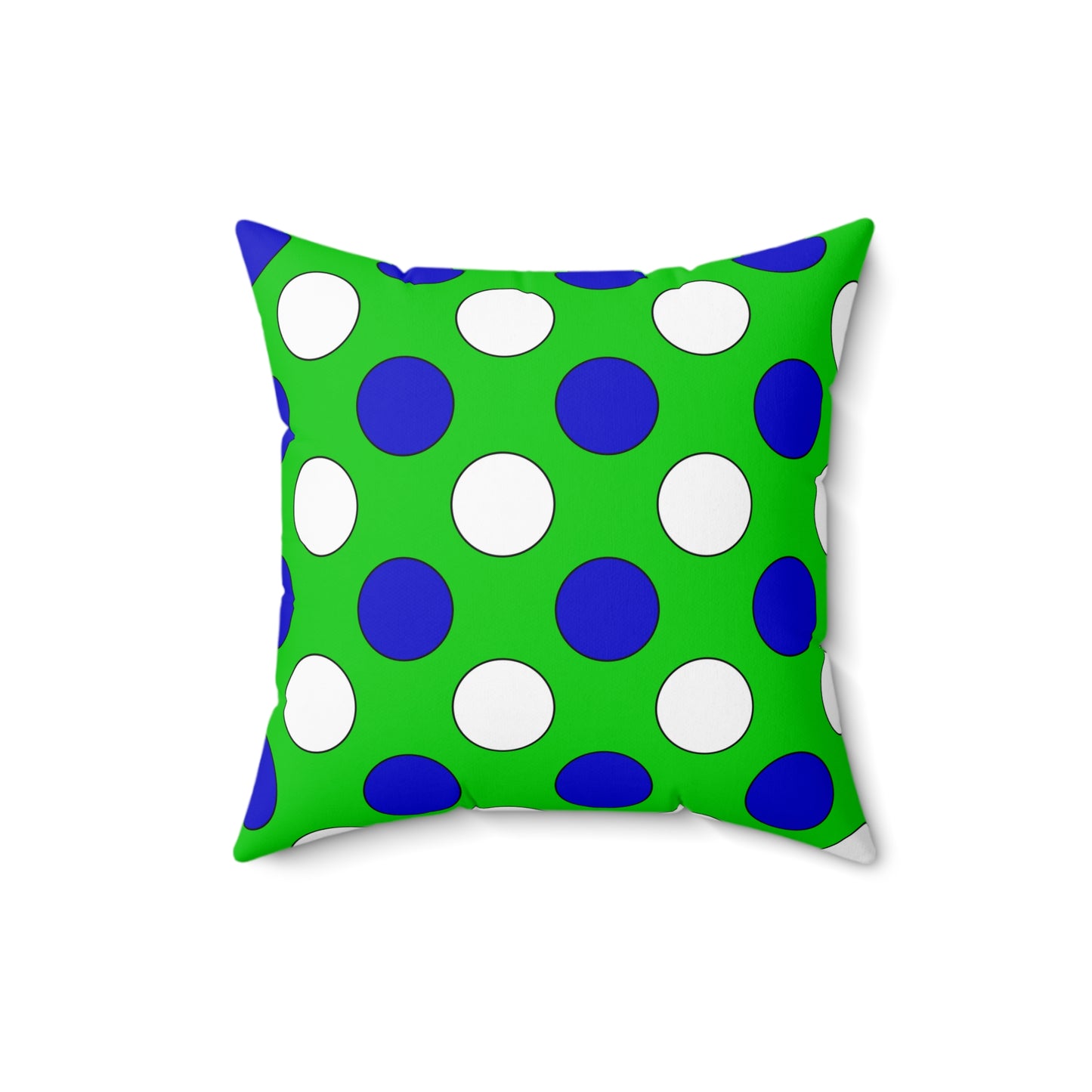 Sierra Leone Retro Polka Dots Cushion Pillow
