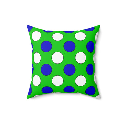 Sierra Leone Retro Polka Dots Cushion Pillow