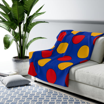 Armenia Retro Polka Dots Blanket Throw